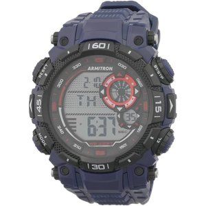 Men's Digital Chronograph Resin Strap Sport Watch
